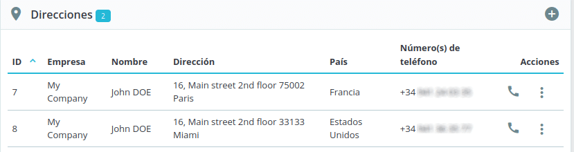 prestashop - click2call